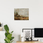 The Opening of Waterloo Bridge, c.1829-31 (油 ポスター (ホームオフィス)