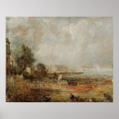 The Opening of Waterloo Bridge, c.1829-31 (油 ポスター (正面)