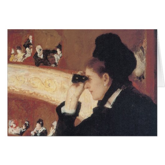 The Opera by Mary Cassatt,ヴィンテージ印象主義 (正面横)