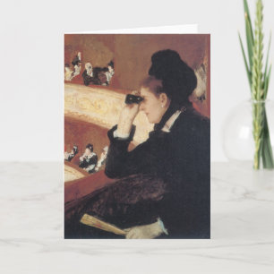 The Opera by Mary Cassatt,ヴィンテージ印象主義 カード