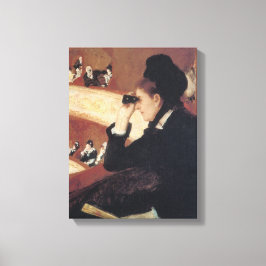 The Opera by Mary Cassatt,ヴィンテージ印象主義 キャンバスプリント