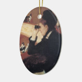 The Opera by Mary Cassatt,ヴィンテージ印象主義 セラミックオーナメント (左)