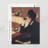 The Opera by Mary Cassatt,ヴィンテージ印象主義 ポストカード (正面/裏面)