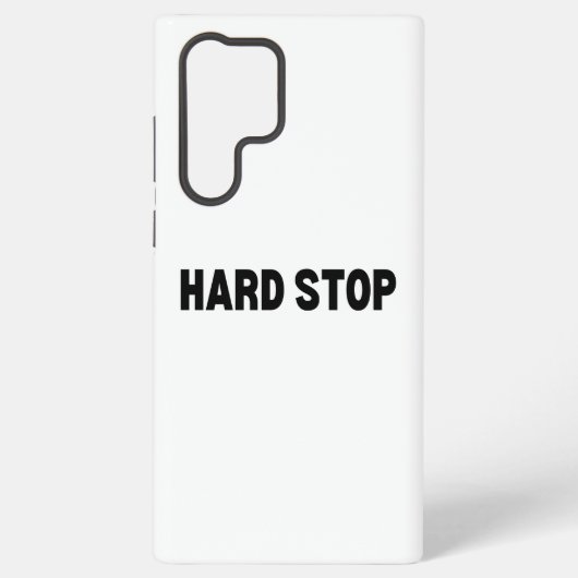 The Operational Block | Hard Stop Samsung Galaxyケース (裏面)