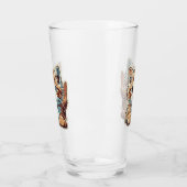 The orange kitten full of mischief タンブラーグラス (左)