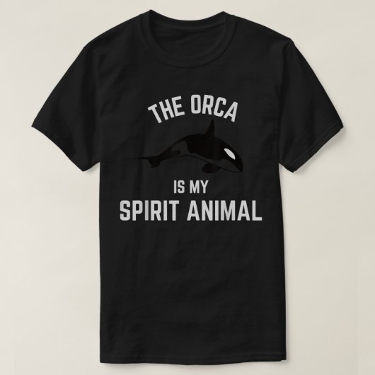 The Orca Is My SpiritOrca Killer Whaleグラフィックgif Tシャツ (デザイン正面)