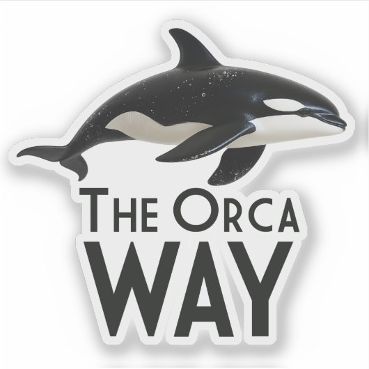 The Orca Way シール (正面)