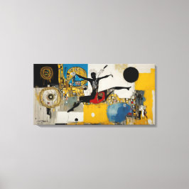 The Orchestra and the Ballerina キャンバスプリント