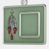 The Order of the Arrow シルバープレートフレームオーナメント (左)