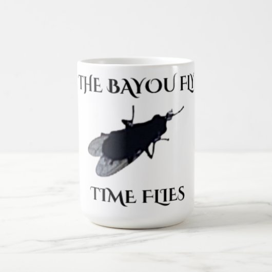 The Original Bayou Fly  Time Flies コーヒーマグカップ (中央)