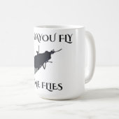 The Original Bayou Fly  Time Flies コーヒーマグカップ (正面右)