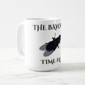 The Original Bayou Fly  Time Flies コーヒーマグカップ (正面左)