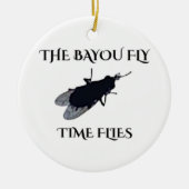 The Original Bayou Fly Time Flies セラミックオーナメント (正面)