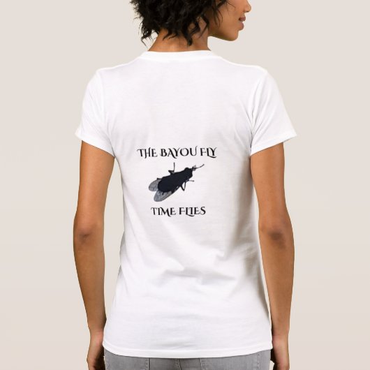 The Original Bayou Fly Time Flies Tシャツ (裏面)