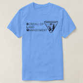 The Original BLM Bureau of Land Management Black Tシャツ (デザイン正面)