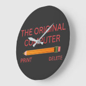 The Original Computer ラージ壁時計 (傾斜)