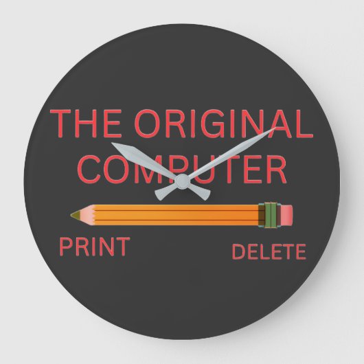 The Original Computer ラージ壁時計 (正面)