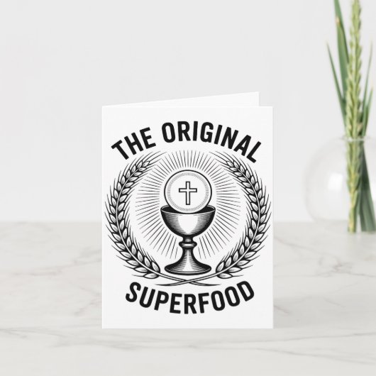 The Original Superfood Eucharist Catholic M  カード (正面)