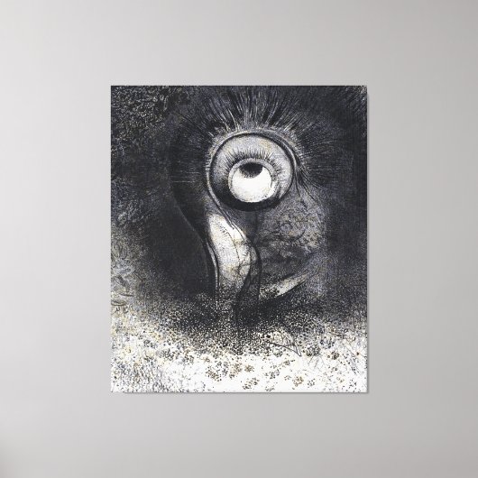 The Origins drawing by Odilon Redon キャンバスプリント (正面)