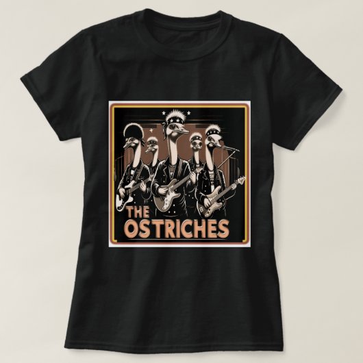 The Ostriches Band Women's Tee Tシャツ (デザイン正面)