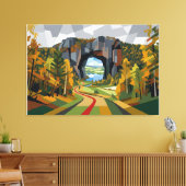 The Other Side キャンバスプリント (インサイチュ (リビング))