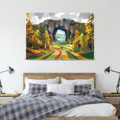 The Other Side キャンバスプリント (インサイチュ (寝室))