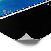 The Outer Banks North Carolina Satellite Poster ポスター (角)