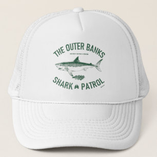 The Outer Banks Shark Patrol OBX Drk Green Vintage キャップ