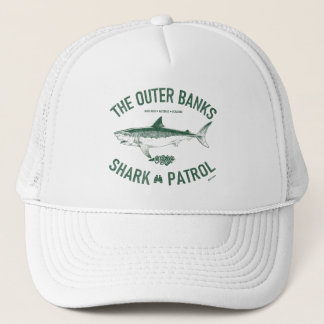 The Outer Banks Shark Patrol OBX Drk Green Vintage キャップ