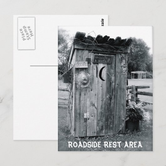 「The Outhouse」 ポストカード (正面/裏面)