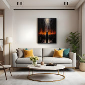 The Outsider：ドラマチックな抽象芸術アート ポスター