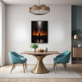 The Outsider：ドラマチックな抽象芸術アート ポスター