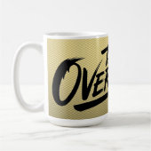 The Overcomer Bold Typography コーヒーマグカップ (左)