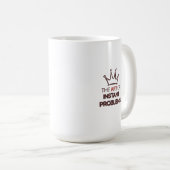 The Overthinking King コーヒーマグカップ (正面右)