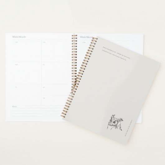 The Owl- Naturalist Menagerie Archive  プランナー手帳 (ディスプレー)