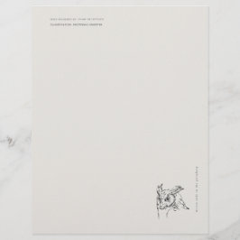 The Owl- Naturalist Menagerie Archive  レターヘッド