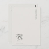 The Owl- Naturalist Menagerie Bookmark ポストカード (正面/裏面)