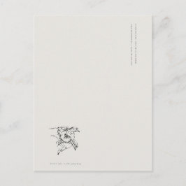 The Owl- Naturalist Menagerie Bookmark ポストカード