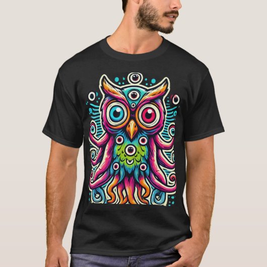 The Owl small logo Tシャツ (正面)