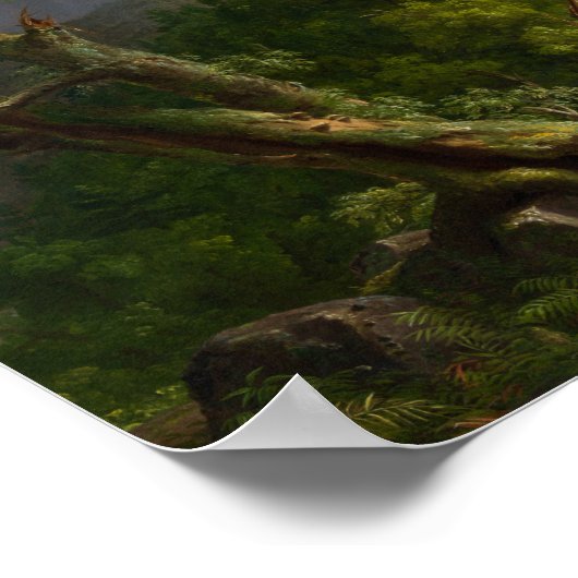 The Oxbow by Thomas Cole  ポスター (角)