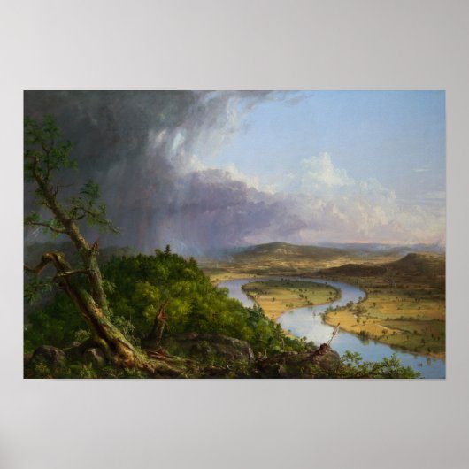 The Oxbow by Thomas Cole  ポスター (正面)