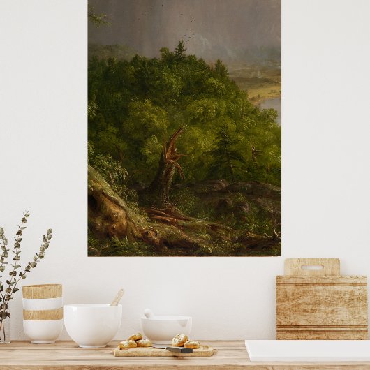 The Oxbow — Thomas Cole (1836) ポスター (キッチン)