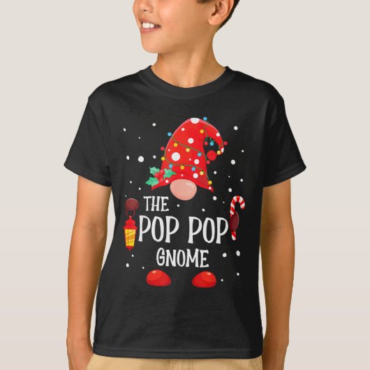 The P P Gnome Matching Family Christmas Gnome Paja Tシャツ (正面)