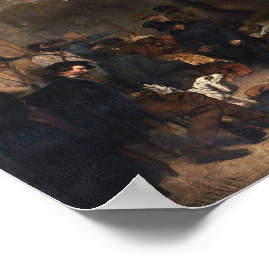 The Painter's Studio by Courbet – ポスター (角)