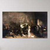The Painter's Studio by Courbet – ポスター (正面)