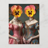 The Pansy Head Women ポストカード (正面)