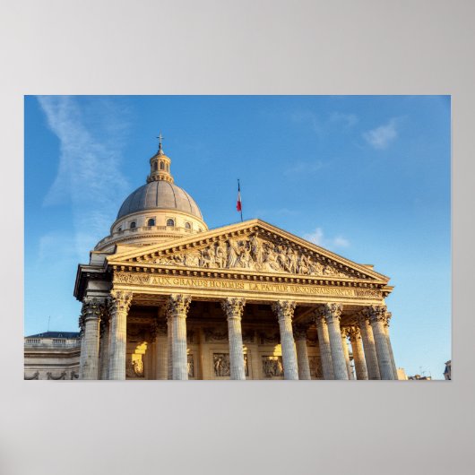 The Pantheon in Paris, France ポスター (正面)