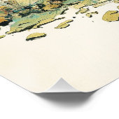 The Papillon Dog - Composition 001 ポスター (コーナー)