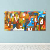 The Paradox of Presence キャンバスプリント (インサイチュ (ウッドフロア))