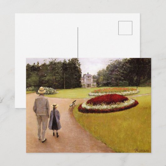 The Park of Caillebotte Property, ポストカード (正面/裏面)